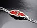 Medical Id Alert Ladies Sterling Silver Bracelet -Custom Engraved
