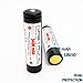 ORBTRONIC Two 3400mAh Protected 18650 (Panasonic inside) Li-ion Rechargeable 3.7V Batteries & Xtar Battery Charger with Display built in