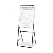 Quartet Futura Dry-Erase Easel, Dual-Purpose Writing Board/Flipchart (351900)