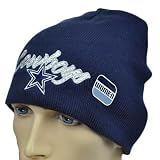 Dallas Cowboys NFL Women's Rhinestone Knit Beanie Cap Hat - PINK