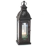 Laterne Livorno 33cm Windlicht Metall Teelicht NEU