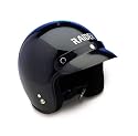 Raider Open Face Black Large Helmet