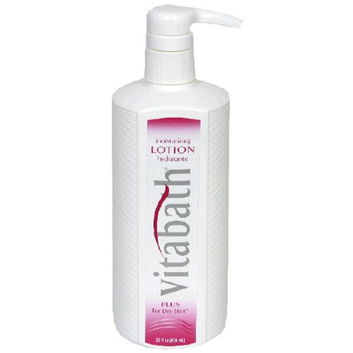 Vitabath Lotion, Moisturizing, Plus For Dry Skin, 20-Ounces (Pack of 3)
