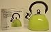 from Prima 2.5 LITRE STAINLESS STEEL GREEN RETRO WHISTLING KETTLE Model 11123c