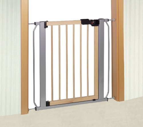 Safety Baby Stair Gate, Safety Gate, Beechwood 73 - 85 cm