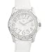 G by GUESS White Stone Heart Watch