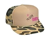 MATH Chick Adult Mesh Back Cap / Hat Brown Camo