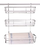 Wenko 2810100 K&uuml;chenrollenhalter Basic 3 in 1 - Zubeh&ouml;r f&uuml;r Super-Loc- oder Power-Loc-Aufh&auml;ngeleiste, Chrom, 36 x 44 x 19 cm