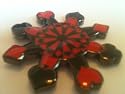 Snowflake Shaped Poker Weight Spinner