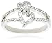 10k White Gold Diamond Double Heart Ring, (1/4 cttw, G-H Color, I1 Clarity), Size 7 10k White Gold Diamond Double Heart Ring, (1/4 cttw, G-H Color, I1 Clarity), Size 7
