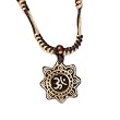 Hindu OM Pendant on Multi Tone Heavy Cord Necklace