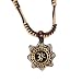 Hindu OM Pendant on Multi Tone Heavy Cord Necklace