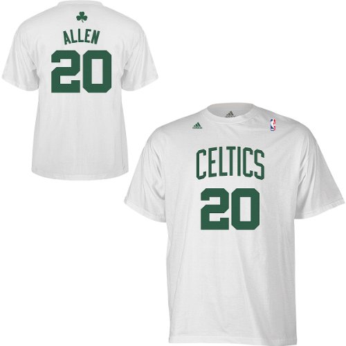 Adidas Boston Celtics Ray Allen Game Time T-Shirt Medium