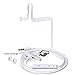 Anti-Radiation FBI Agent Popular Mono Earphones, KUCIPA 3.5mm Stereo Air Tube Patent Wired Earpiece Earbuds Headphones with Microphone