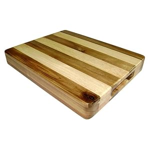 Mountain Woods 15-by-12-Inch Butcher Block Cutting Board
