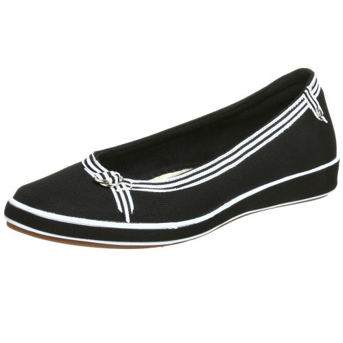 Grasshoppers Women's Demi Ribbon Flat,Black,8.5 M