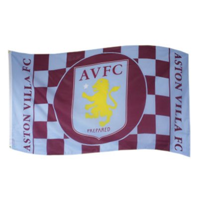 Aston Villa FC Official Crest Flag