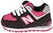 Toddler's New Balance KL574KBI (Raven-Pink)