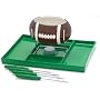 Trudeau Football, Nacho and Chocolate Fondue, 8 Piece Set