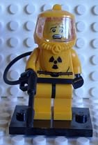 LEGO 8804 - Sammelfigur Gefahrgutkontrolleur - Hazmat Guy- Serie 4