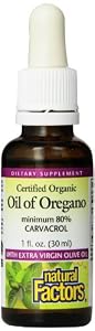 Natural Factors Oil of Oregano, 1 Ounce