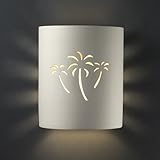 Sun Dagger Open Top and Bottom Small Cylinder Outdoor Wall Sconce Finish: Antique Copper, Cutout Option: Pelican