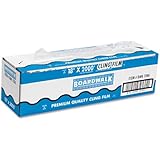 PVC Food Wrap Film, 18" x 2000ft Roll, Sold as 1 Box