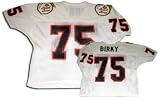 Dave Birky Illinois Fighting Illini White #75 Game Worn Football Jersey (XL)