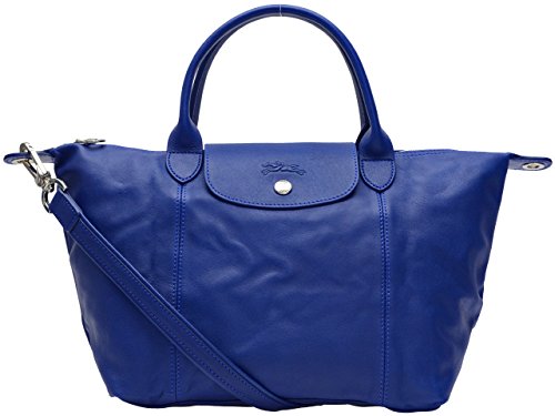 (ロンシャン) LONGCHAMP バッグ ショルダーバッグ 斜めがけ 2way ル・プリアージュ・キュイール 折りたたみ ブルー レザー 1512-737-127 ブランド [並行輸入品] 画像