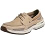 Dunham Men's 410 Waterproof Boat Shoe,Off-White,13 EEEE US