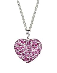 Effy Jewlery Balissima Pink Sapphire Large Heart Pendant, 3.80 TCW