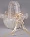 Hats Off Satin and Lace Flower Girl Basket
