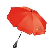 Hauck 558065 - Sonnenschirm für Kinderwagen, Farbe Deluxe rot
