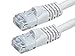 Monoprice 1FT 24AWG Cat6 550MHz UTP Ethernet Bare Copper Network Cable - White