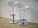 Bombo Style Kitchen Bar Stools 1215 white