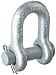 CM M551G Round Pin Midland Super Strong Chain Shackle, Carbon Steel, 5/8