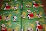 Peanuts BABY SNOOPY GIFT WRAP Wrapping PAPER / SCRAPBOOK PAPER + BONUS ITEM!