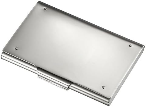 Visol Products Athena Mirror Finish Business Card Holder with Built-In Photo Frame