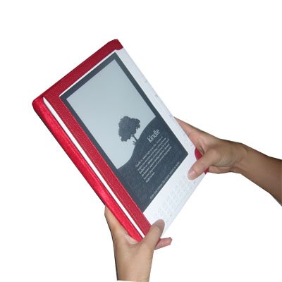 TrendyDigital Kindle DX Leather Cover, RED