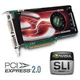  : EVGA e-GeForce 9600 GSO - Graphics adapter - GF 9600 GSO - PCI Express 2.0 x16 - 768 MB GDDR3 - DVI ( HDCP ) - HDTV out