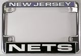 New Jersey Nets NBA Chrome Motorcycle License Plate Frame
