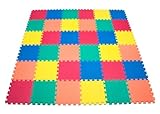 IMAGE OF Rainbow Interlocking Wonder Foam Mats: 36 Pieces at 12