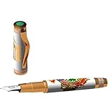Omas Ltd Ed. Phoenix Plat. Fountain Pen with Diamonds