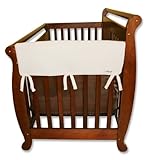 Trend Lab CribWrap Convertible Crib (2) Short Rail Covers Natural -- natura ....