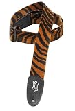 Levy's Leathers Nylon/Polyester/Cotton Faux Tiger Fur Guitar Strap,Tiger