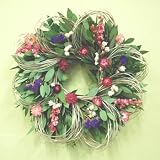 19 Larkspur and Loops Wreath