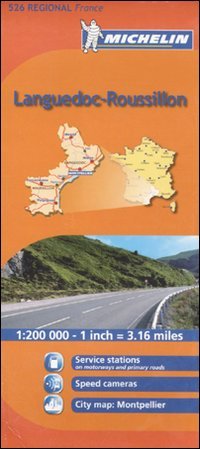 Michelin Map France: Languedoc Roussillon 526 (Maps/Regional (Michelin))