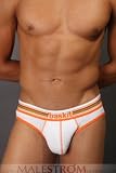 Baskit Ribbed Jock Brief – White