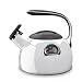 Cuisinart PTK-330W PerfecTemp Porcelain Enameled Teakettle, White