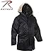 Rothco N-3B Parka, Black, X-Large